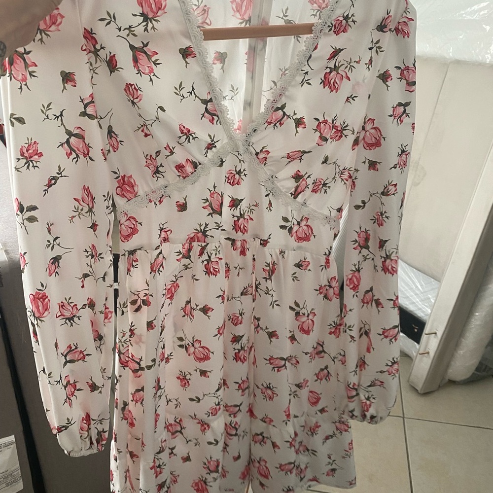 Floral Long Sleeve Dress